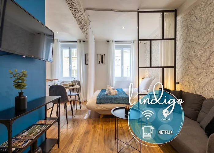 Apartamento L'indigo - Apaisant Et Lumineux, Hyper Centre